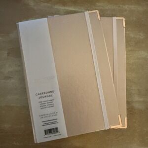 2 Pack Russell+Hazel Lined Journal Soft Casebound Cover 200 Pages 5.8"x8.3"